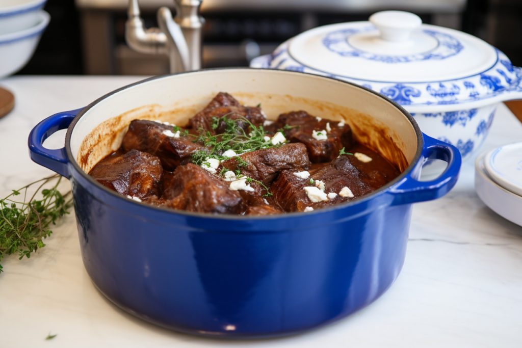 Red Wine Braised Short Rib in Misen Dutch Oven