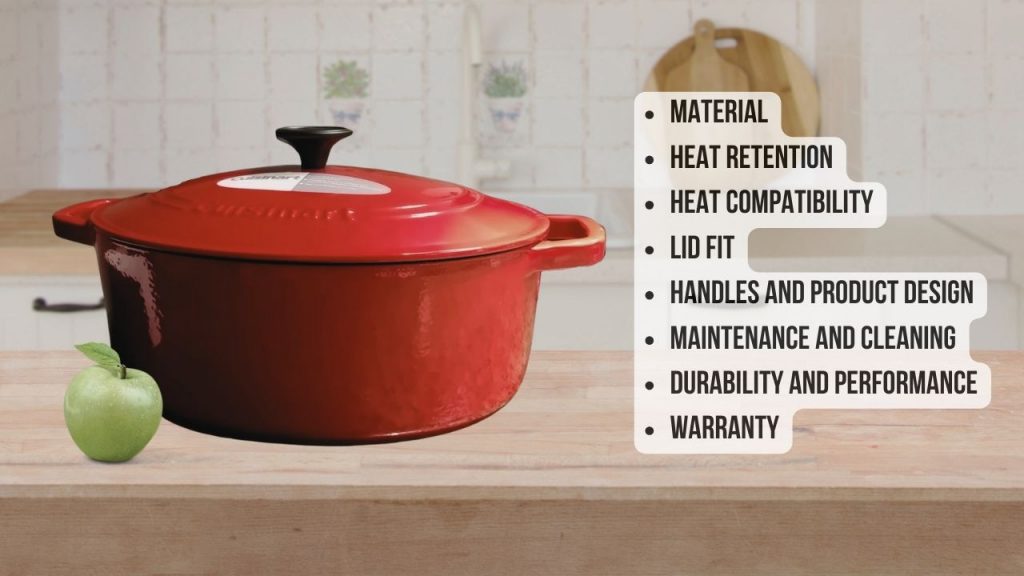 parameters of Cuisinart Dutch Oven