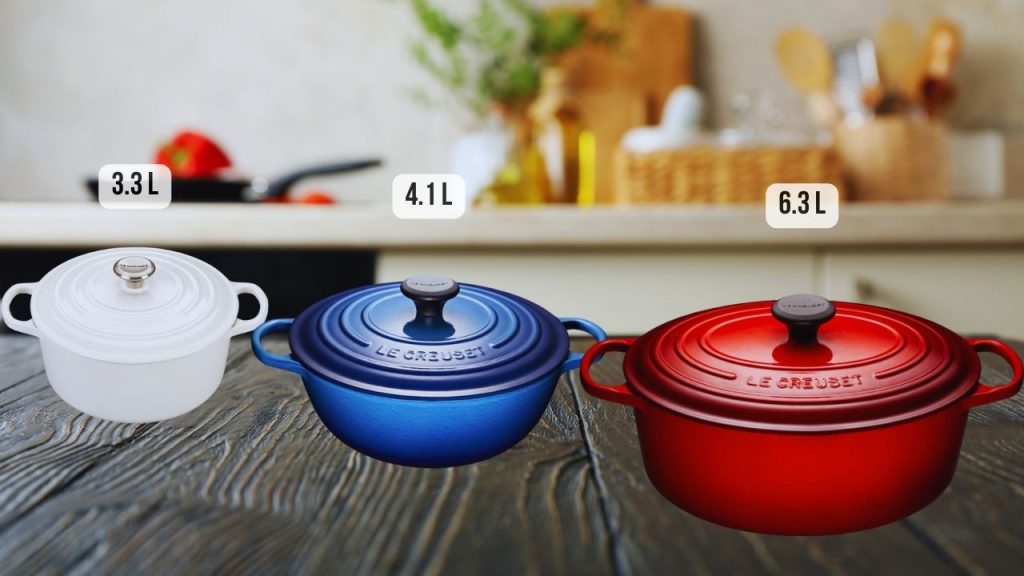 different Sizes, Shapes, and Colors Available of Le Creuset Dutch Oven