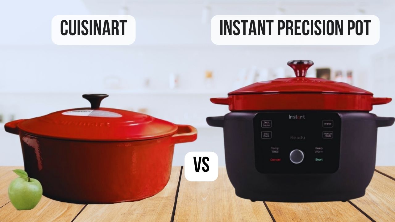 featured image of comparison of Instant Precision Pot VS Cuisinart