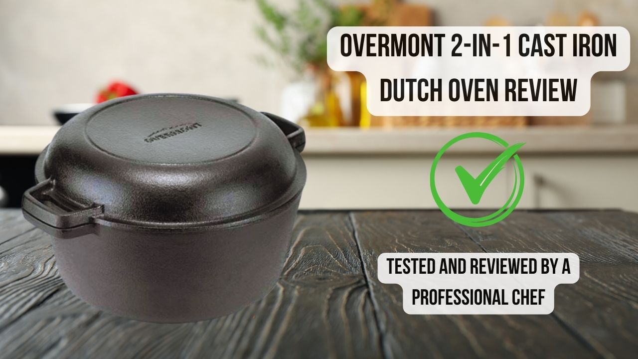 Dutch Oven Pre Seasoned Cast Iron Lid – Overmont
