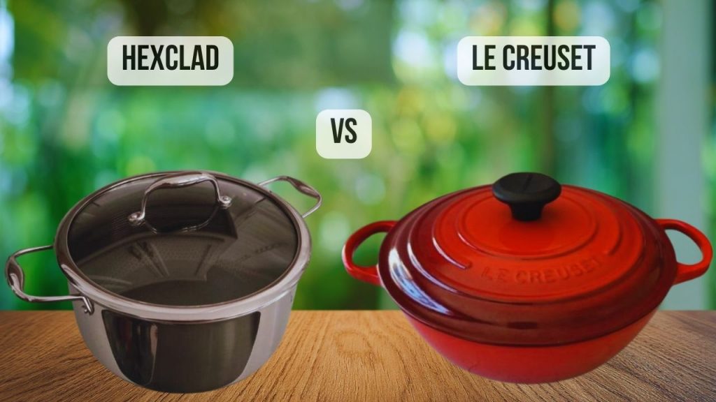 comparison Le Creuset VS HexClad