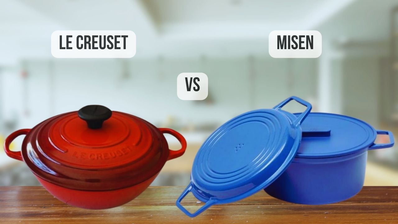 comparison Le Creuset VS Misen