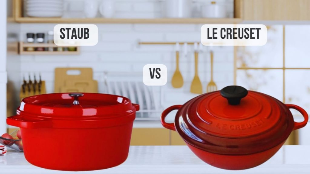 comparison Le Creuset VS Staub