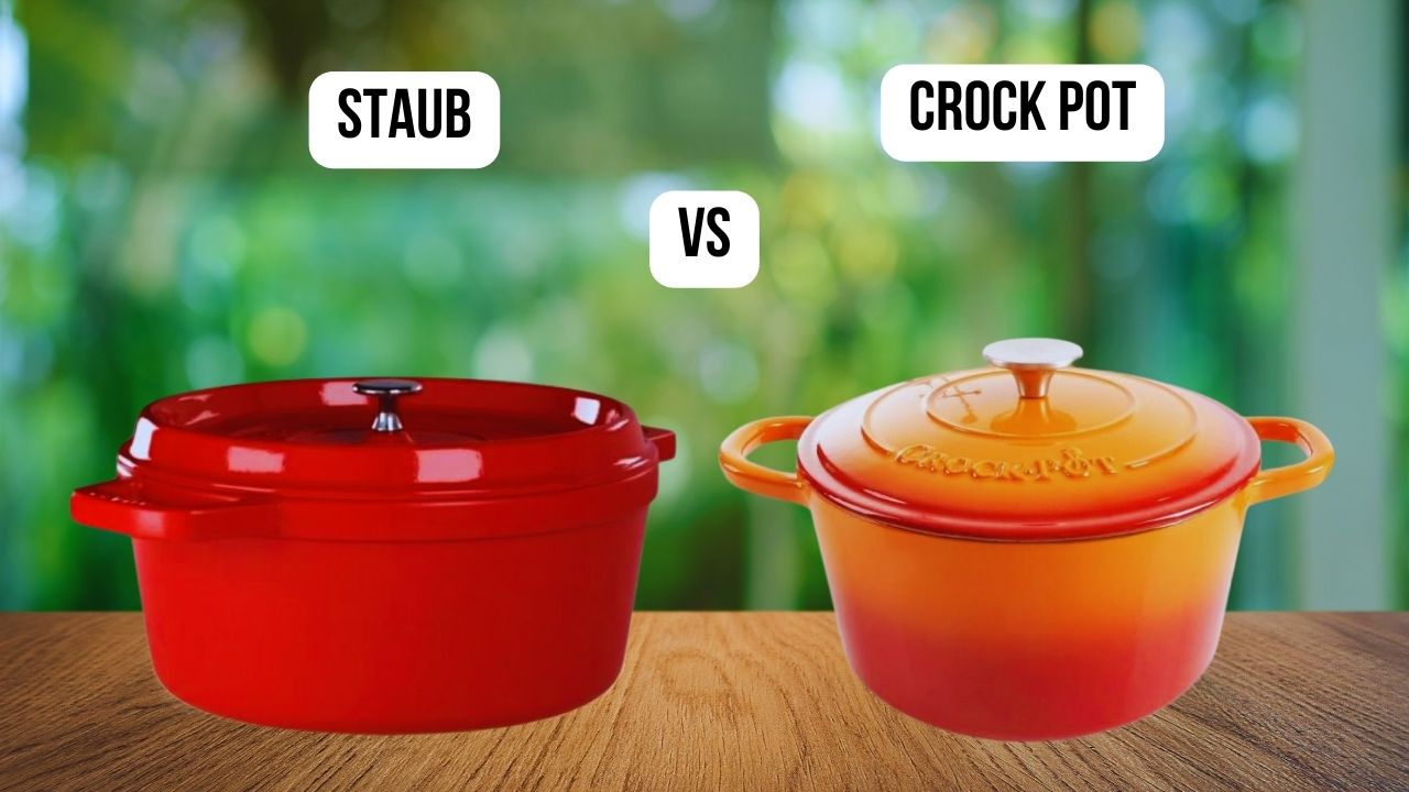 featured image of comparison Staub VS Crock Pot