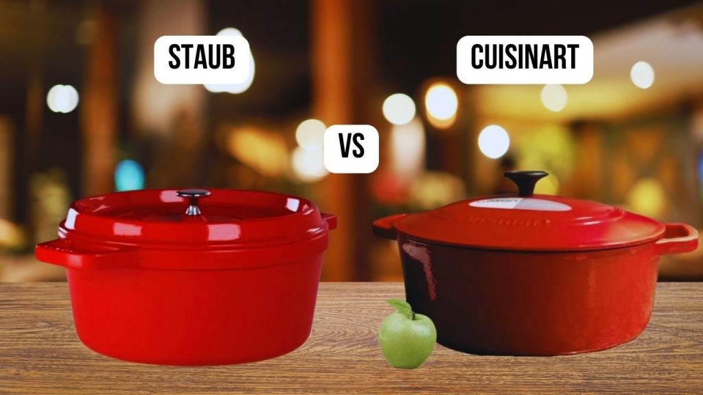comparison Staub VS Cuisinart
