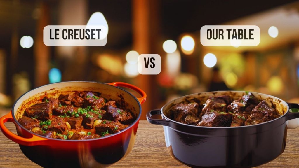 final flavor Le Creuset VS Our Table