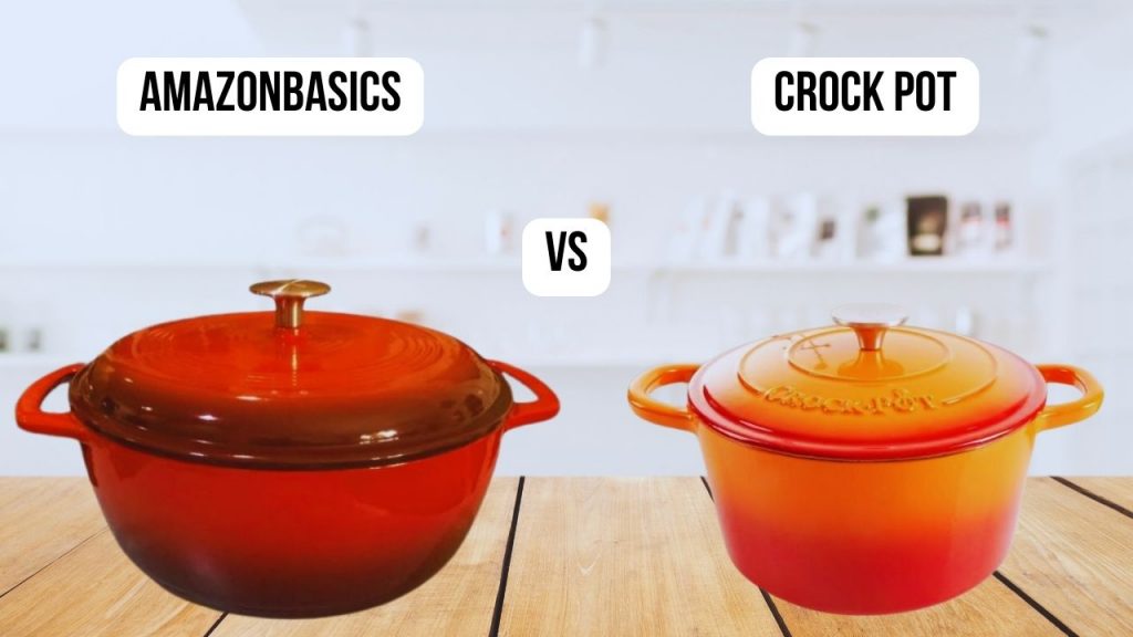 comparison Crock Pot VS AmazonBasics