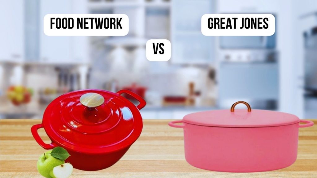 comparison Great Jones VS Food Network