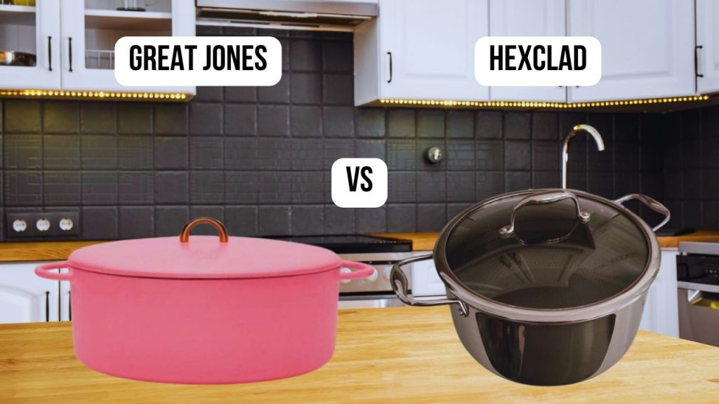 comparison Great Jones VS Hexclad