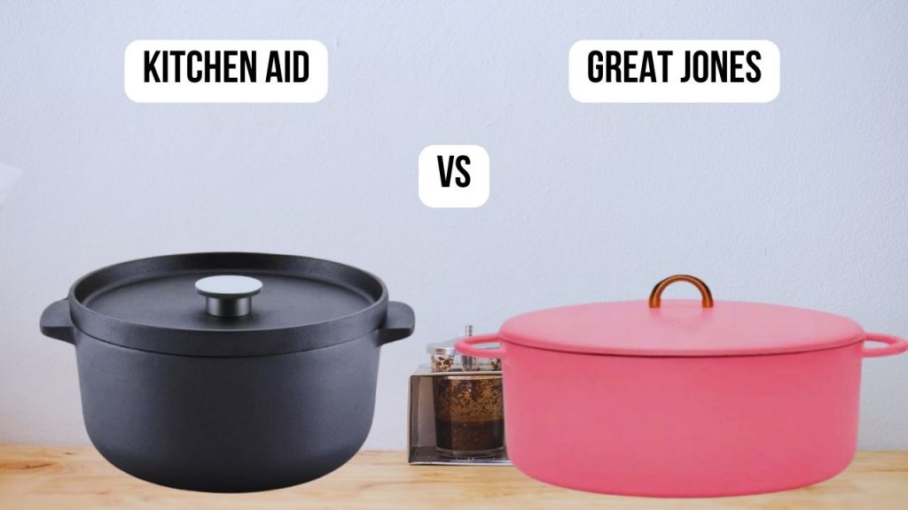 comparison Great Jones VS Kitchen Aid