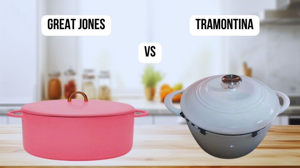 comparison Great Jones VS Tramontina