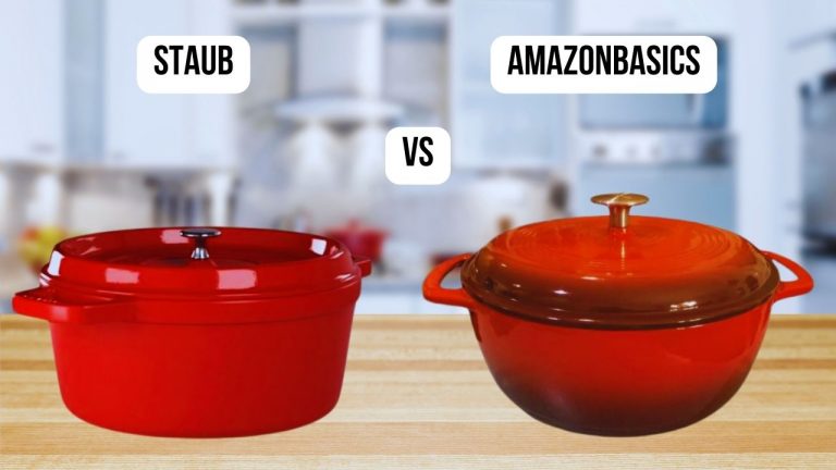 featured image of comparing Staub VS AmazonBasics