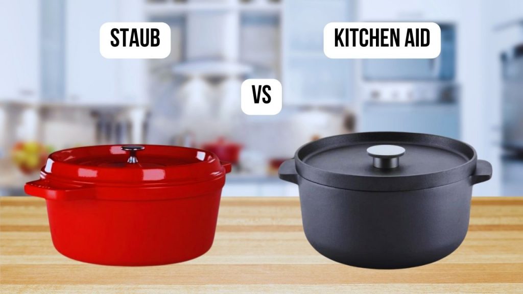 comparison Staub VS Kitchen Aid