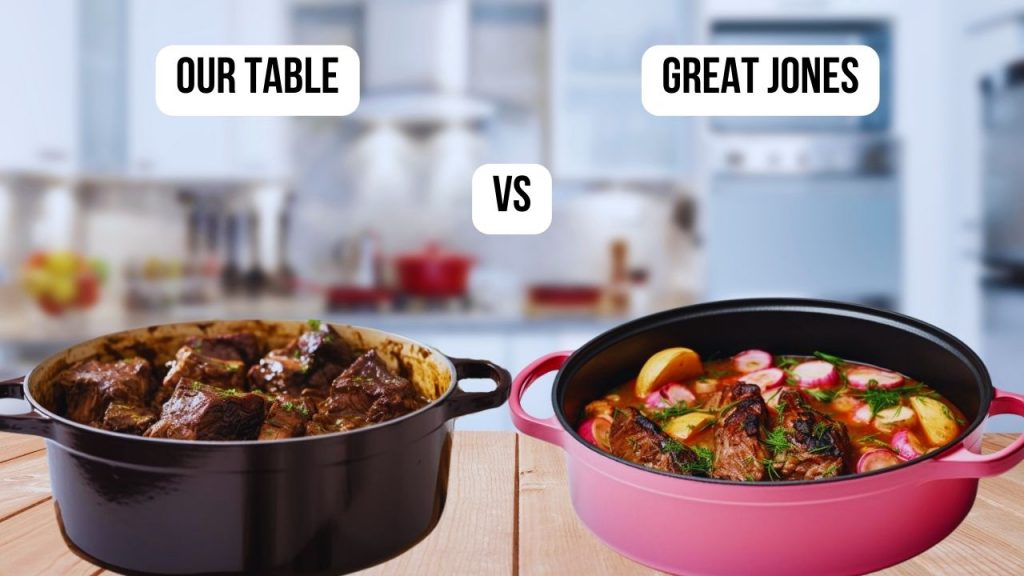 final _flavor Great Jones VS Our table