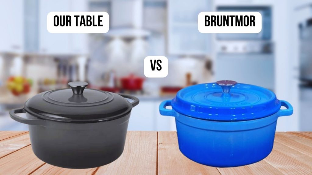 comparison Bruntmor VS Our table