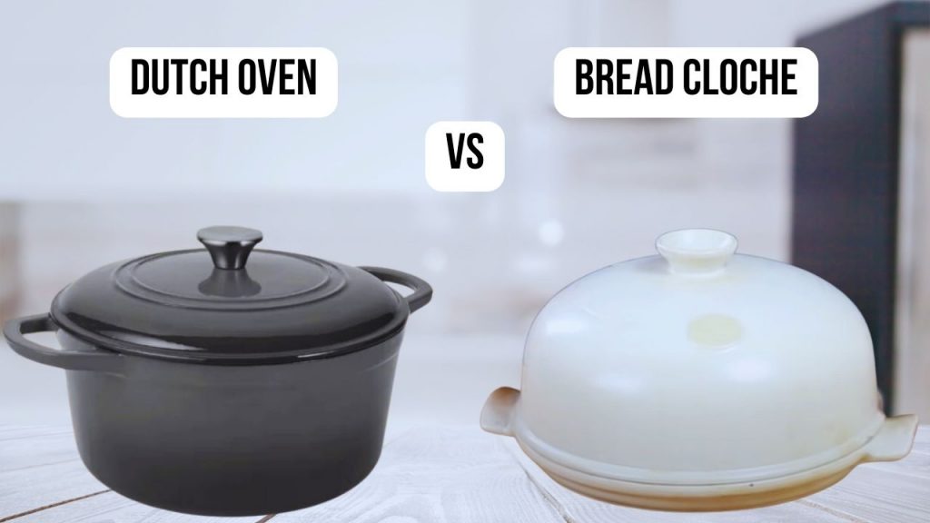 comparison Dutch Oven VS Bread Cloche