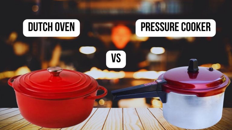 featured image comparison of Dutch Oven VS Pressure Cooker