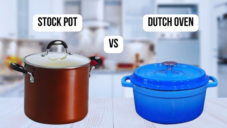 featured image comparison of Dutch Oven VS Stock Pot