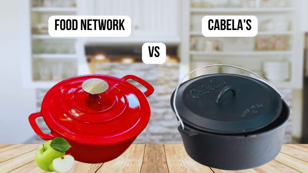comparison Food Network VS Cabela's