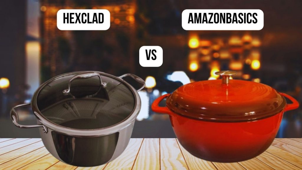 comparison Hexclad VS AmazonBasics