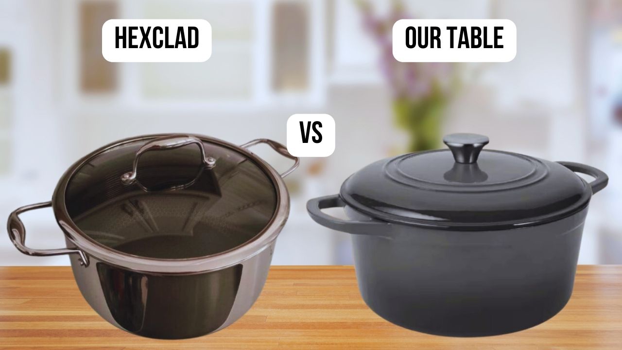 featured image comparison Hexclad VS Our table