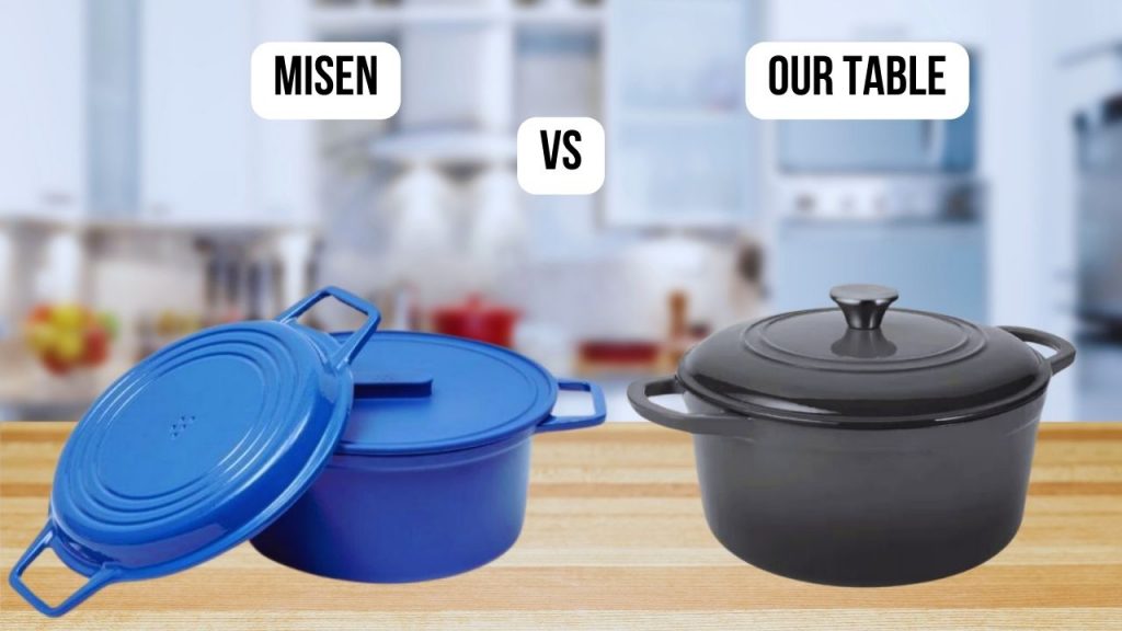 comparison Misen VS Our table