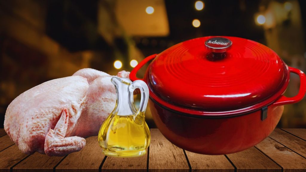 how to cook whole chicken in dutch oven - Season the Chicken