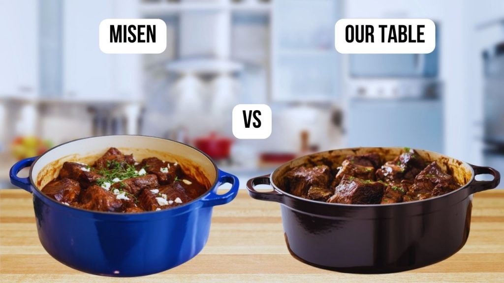 final flavor Misen VS Our table