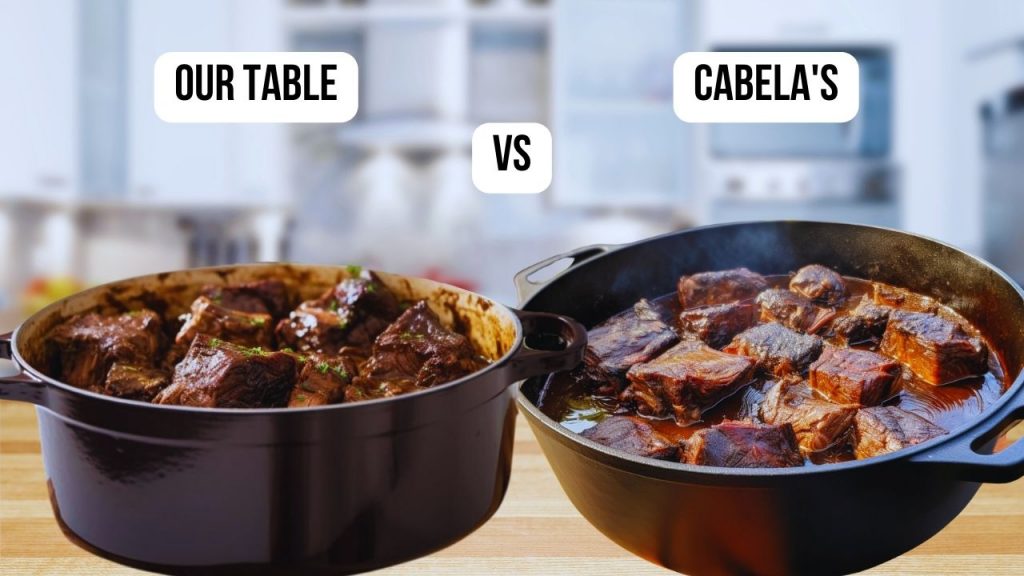 final flavor Our table VS Cabela's