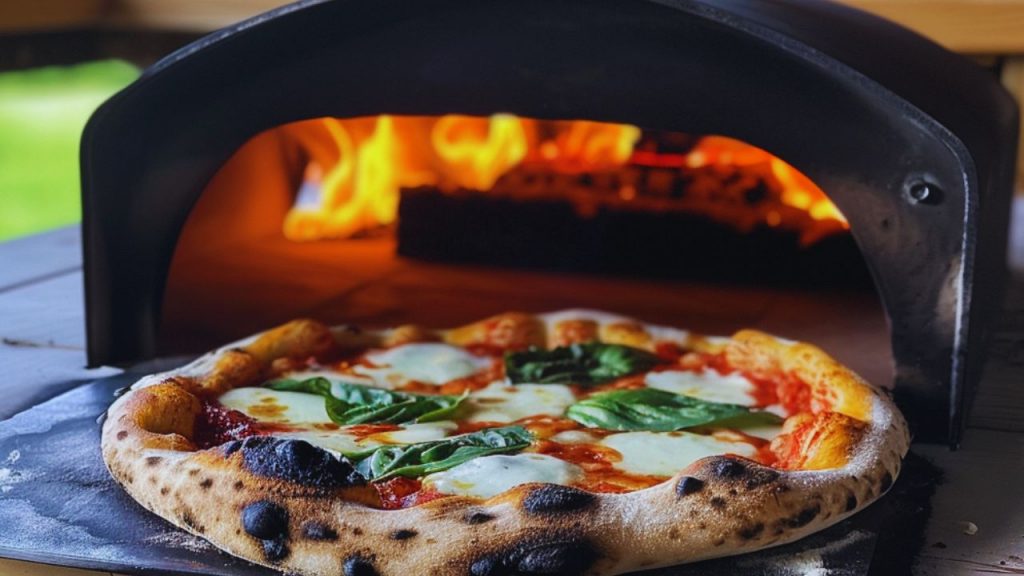 how to cook pizza in Bertello Pizza Oven