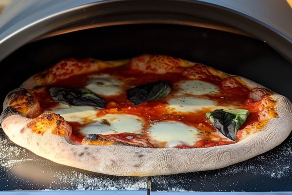 How much time does the Member’s Mark Pizza oven take to make a Margherita pizza?