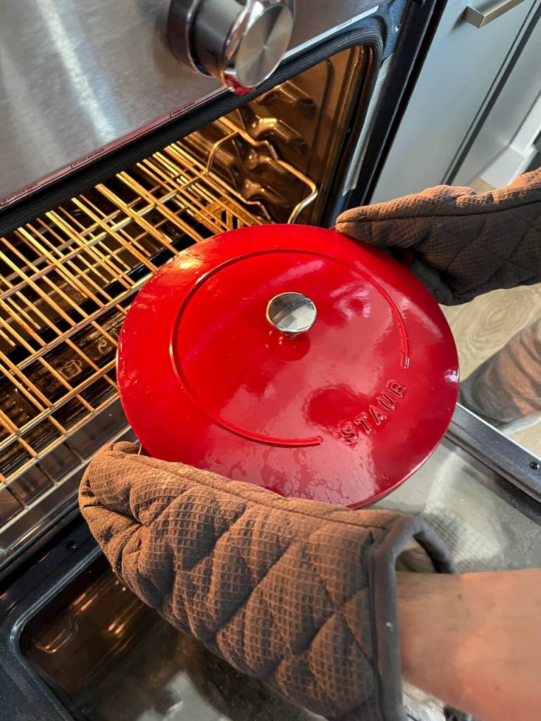 Testing Staub dutch oven that is included in the list of the best Dutch ovens