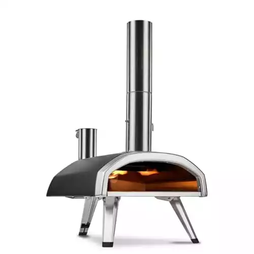 Ooni Fyra 12 Wood Pellet Pizza Oven - Portable Outdoor Pizza Oven, Woodfired & Stonebaked Pizza Maker, Countertop Pizza Oven Grill, Cook 12 Inch Pizzas and More, Pizza Cooker For Outdoor Kitchen