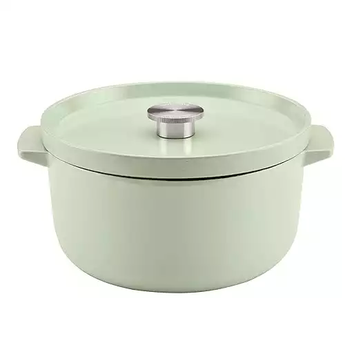 KitchenAid Enameled Cast Iron Dutch Oven/Casserole, 6 Quart, Pistachio