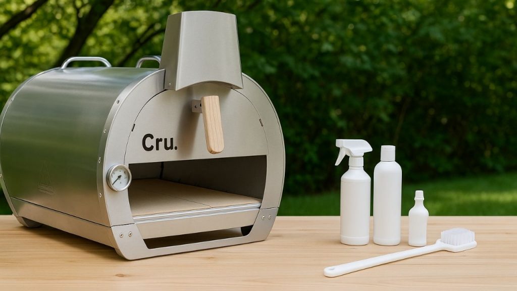 How to clean the Cru Oven Model 32 Oven?
