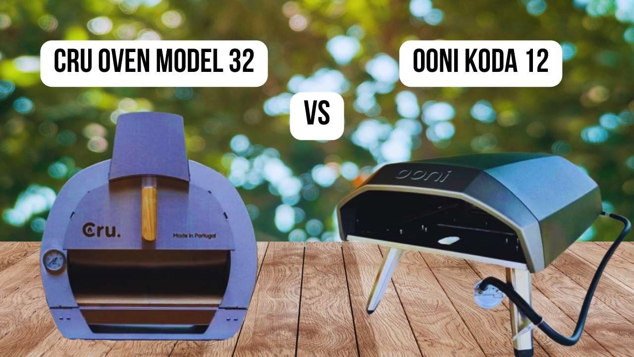 featured image of comparison Ooni Koda 12 vs Cru Oven Model 32