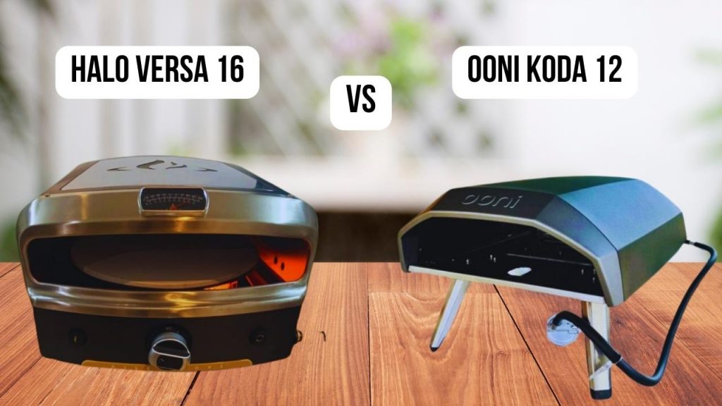 comparison Ooni Koda 12 vs Halo Versa 16