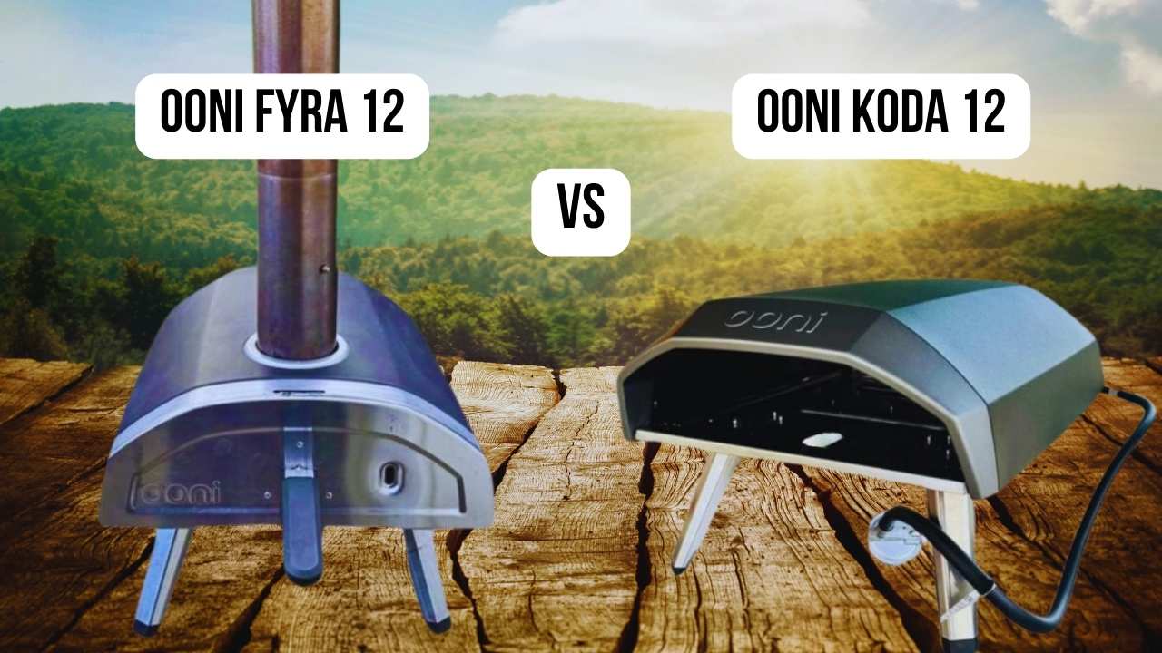 featured image of comparison Ooni Koda 12 vs Ooni Fyra 12