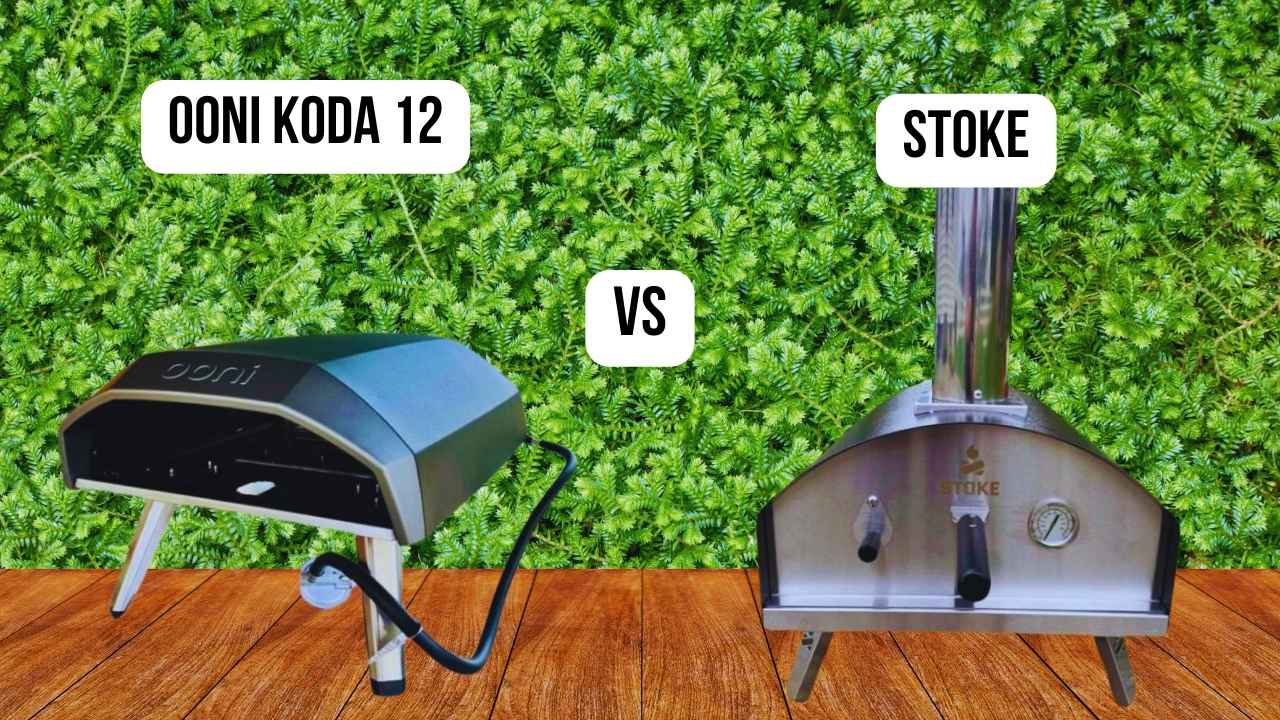 featured image of comparison Ooni Koda 12 vs Stoke Wood-Fired Pizza Oven