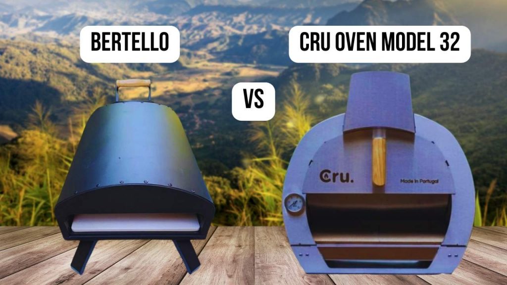 comparison Bertello vs Cru Oven Model 32 