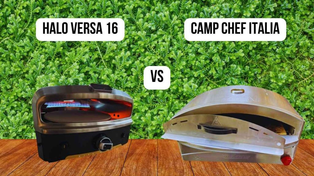 Halo Versa 16 VS Camp Chef Italia: Temperature Control