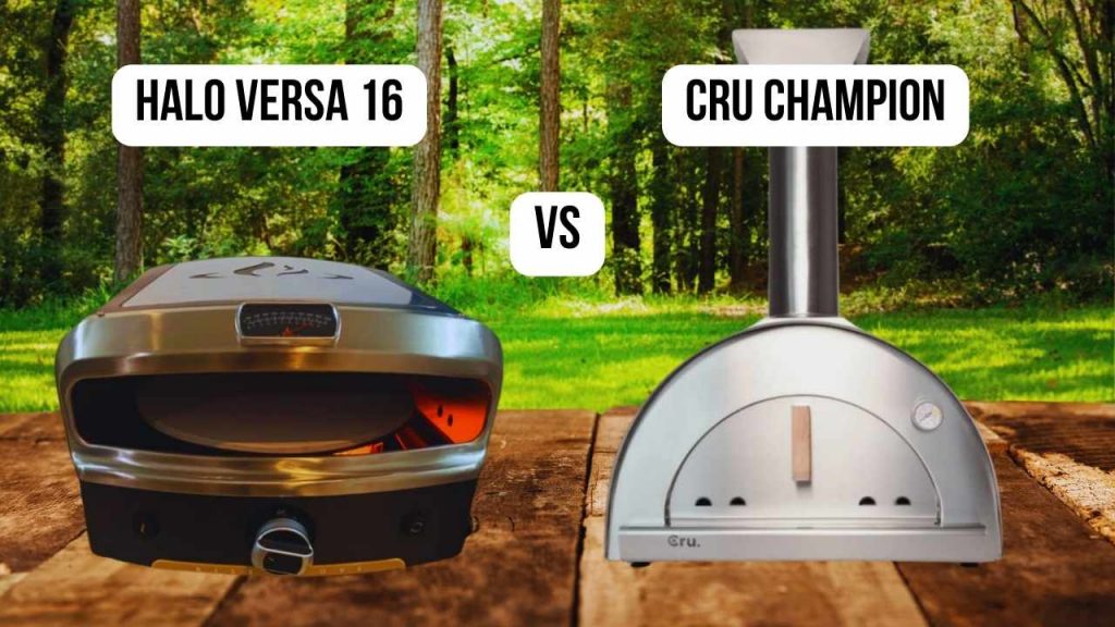 comparison Halo Versa 16 vs Cru Champion