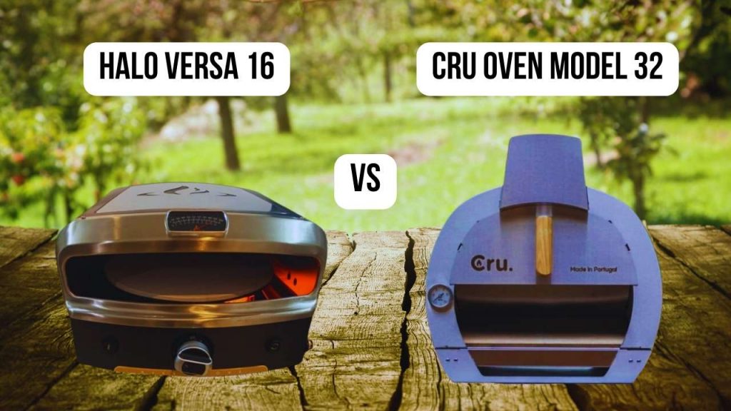 comparison Halo Versa 16 vs Cru Oven Model 32