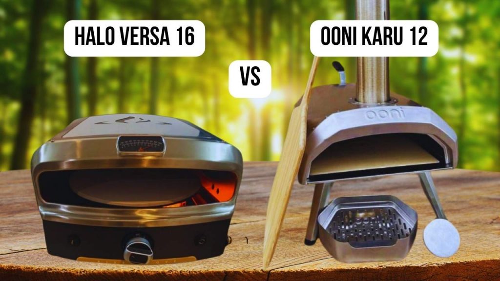 comparison Halo Versa 16 vs Ooni Karu 12