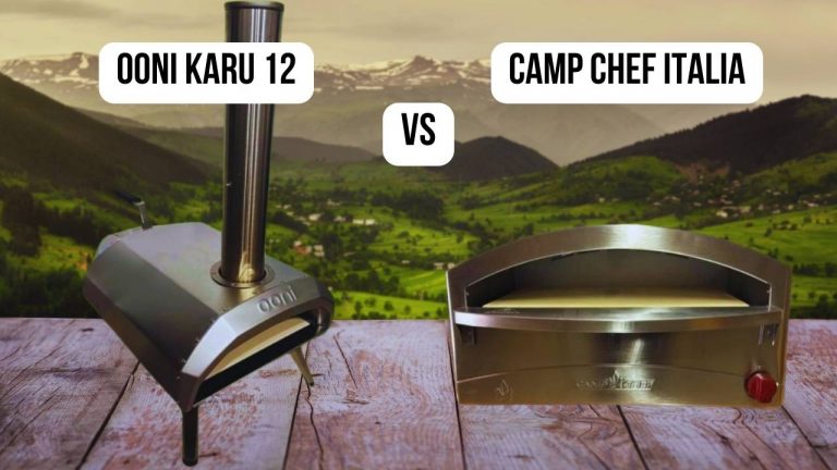 featured image of comparison Ooni Karu 12 vs. Camp Chef Italia