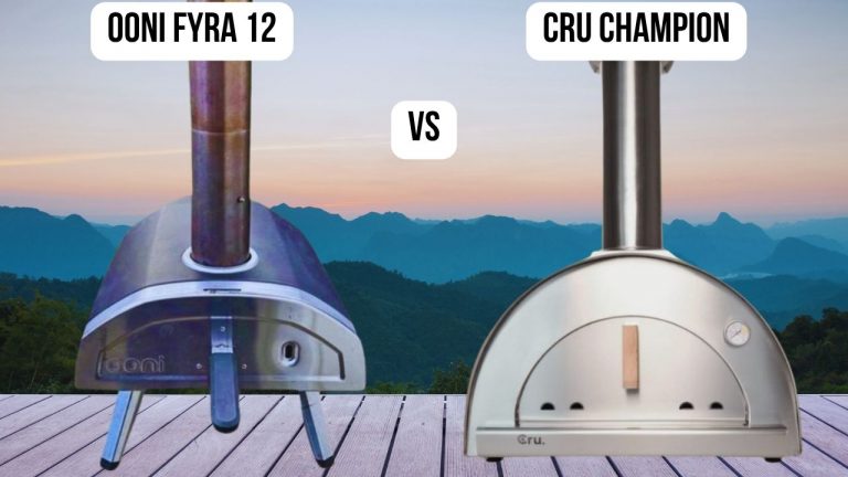 featgured image of Ooni Fyra 12 VS Cru Champion: Which Pizza Oven Comes Out on Top?